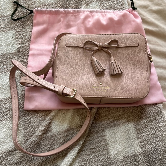 Kate Spade Blush Crossbody Bag with Tassels - Picture 4 of 4
